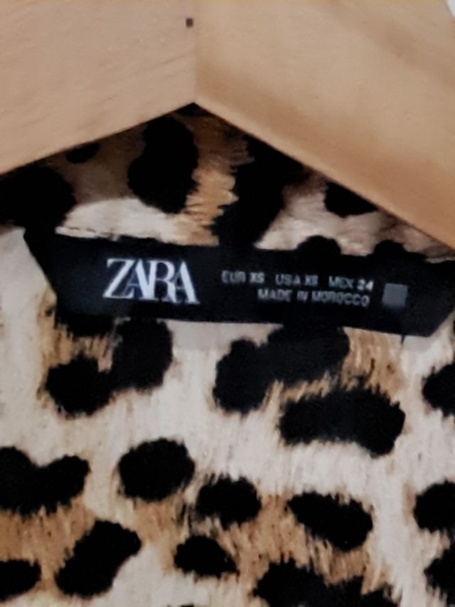 Camisa Zara Leopardo