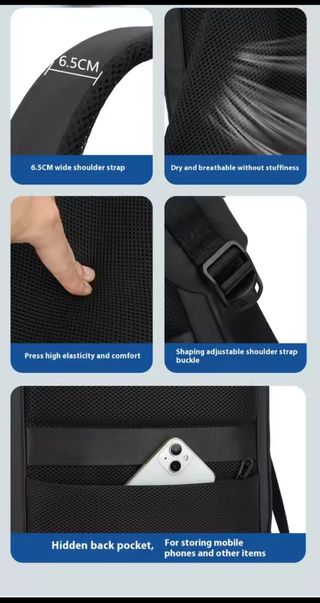 Mochila viaje con compresión vacío tipo Airback