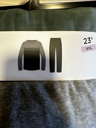 Pijama Hombre XXL - Verde Gris