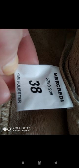 Chaqueta Mercredit beige talla M