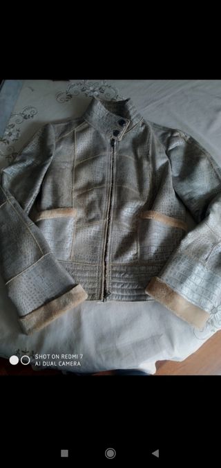 Chaqueta Mercredit beige talla M