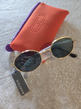 Gafas Parfois redondas doradas