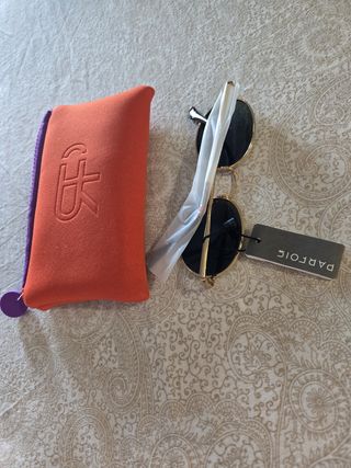 Gafas Parfois redondas doradas