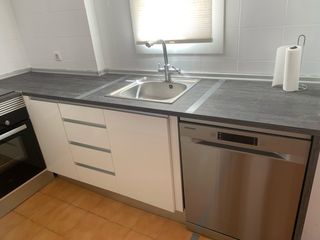 Muebles cocina Bricodepot - Gris y Blanco