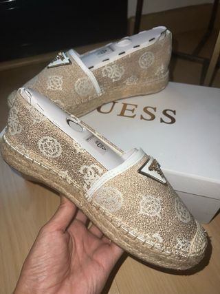 Alpargatas Guess beige 100% original