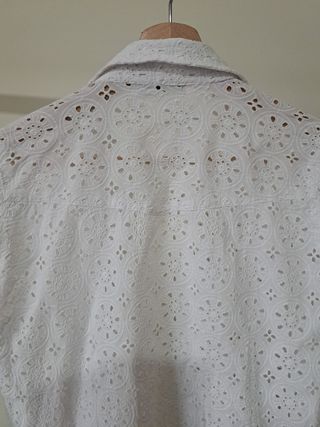 Blusa Lanidor branca c/bordado