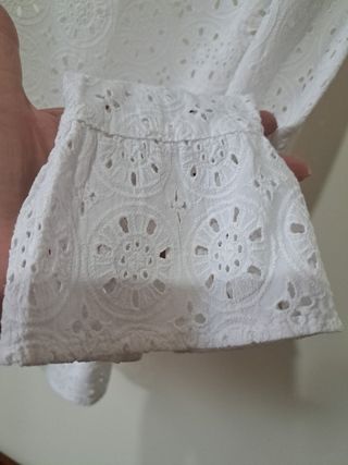 Blusa Lanidor branca c/bordado