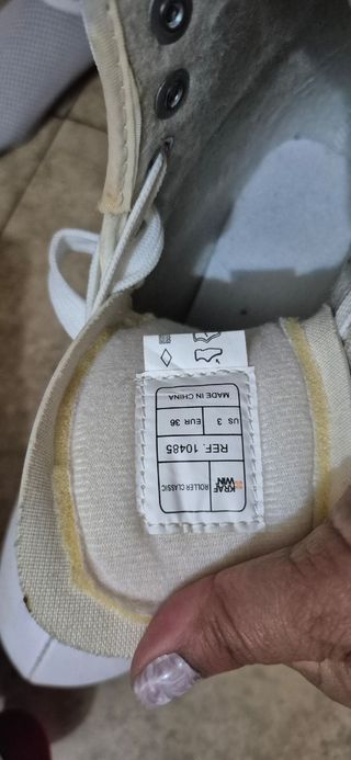 Patines clásicos blancos 4 ruedas