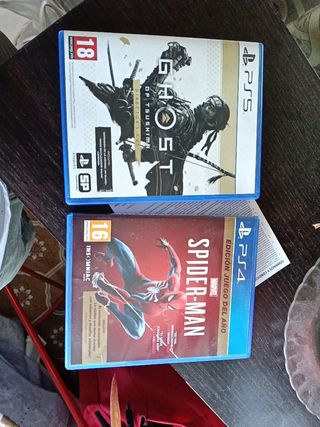 PS5 Ghost of Tsushima & PS4 Spider-Man
