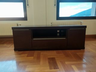 Mueble TV marrón madera