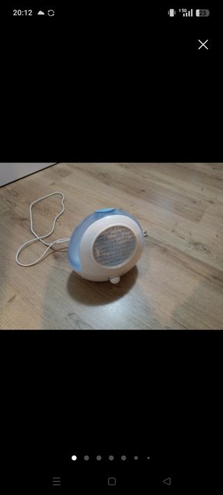 Humificador Solac azul y blanco