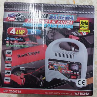 Cargador de batería KMT Style 4A 6/12V automático
