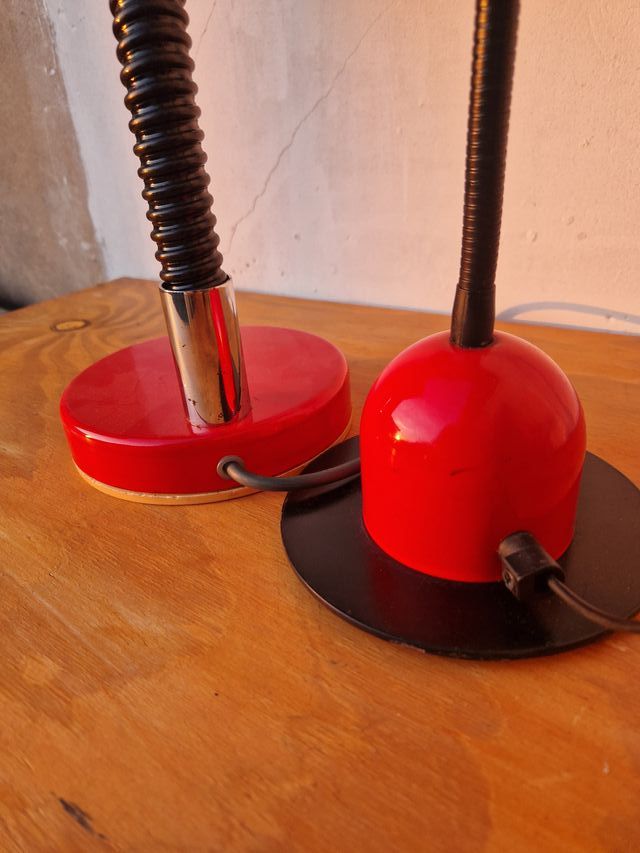 Coppia lampade Space Age anni '70