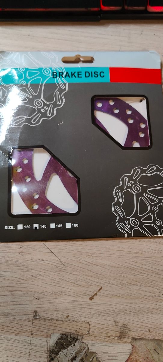 Disco freno bicicleta 140mm