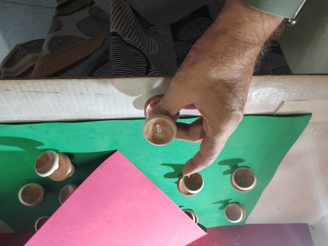 12 Tiradores Baquelita Años 70 L4