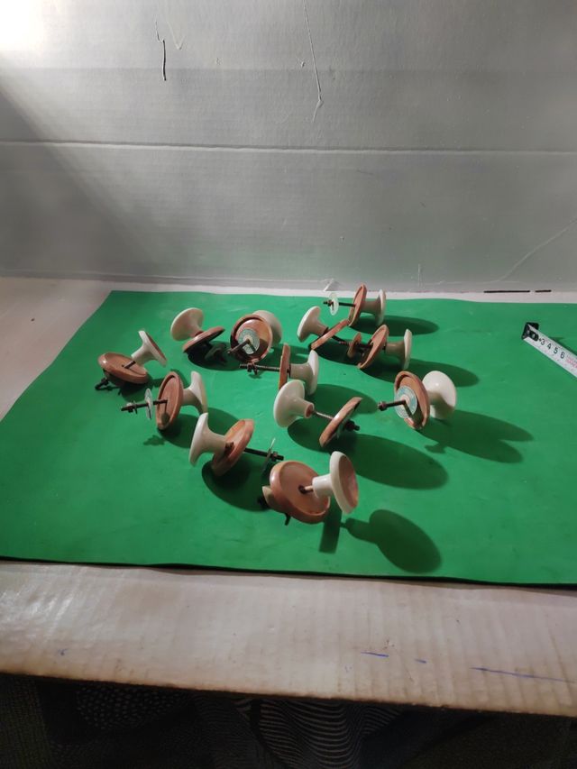 12 Tiradores Baquelita Años 70 L4