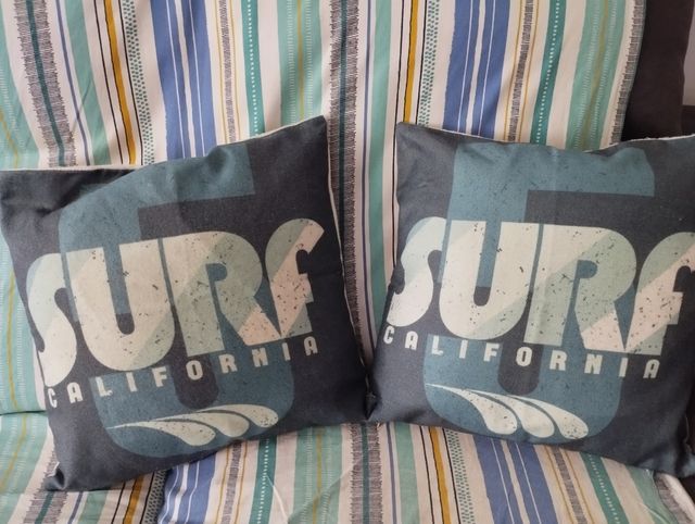 Fundas cojín Surf California (x2)