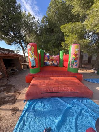 Castillo hinchable  colchoneta inchable
