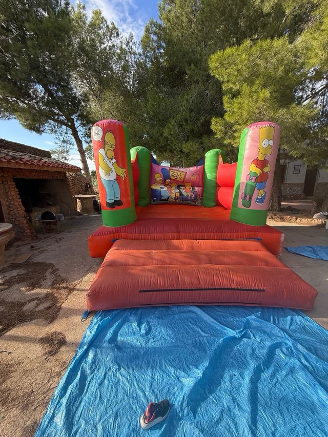 Castillo hinchable  colchoneta inchable