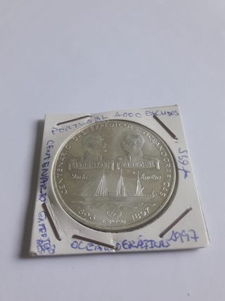 Moneda Portugal 1000 Escudos 1997 s/c