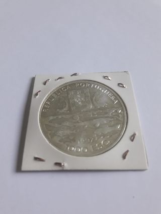 Moneda Portugal 1000 Escudos 1997 s/c