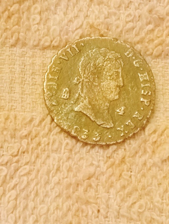 Moneda Fernando VII 4 Maravedís 1833