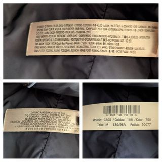 Biker Massimo Dutti piel marrón - M