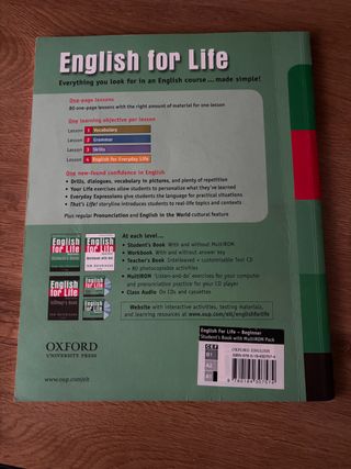 English for Life Beginner. Student's Book + mul...
