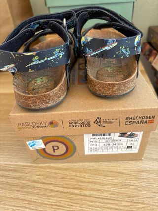 Sandalias Pablosky niño - Azul Marino