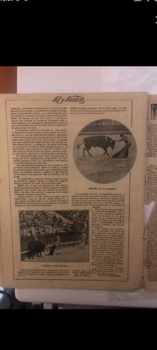 Antigua revista taurina de 1912