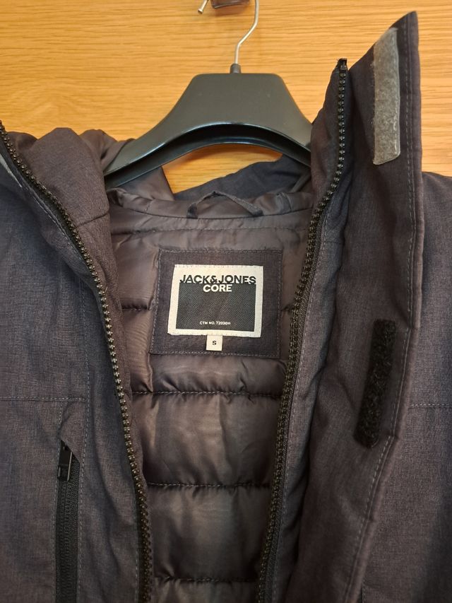 Parka negra Jack & Jones