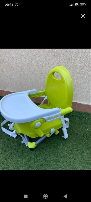 Trona/Silla adaptable bebé tres alturas