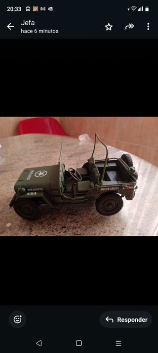 Jeep Militarist 1:18 metal