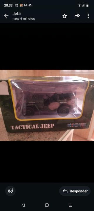 Jeep Militarist 1:18 metal