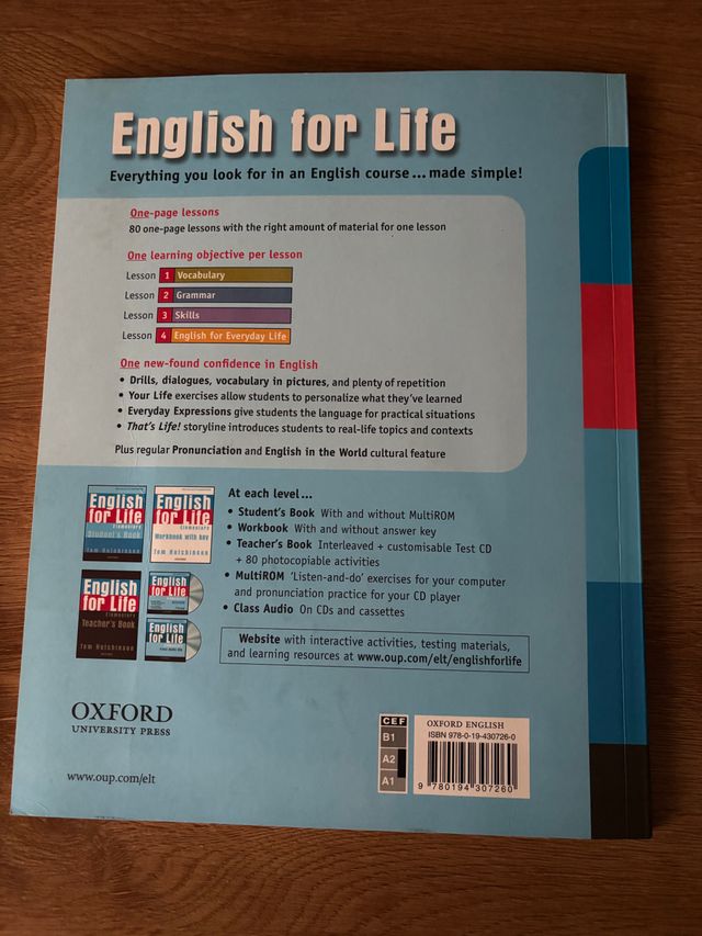 English for Life Elementary. Student's Book