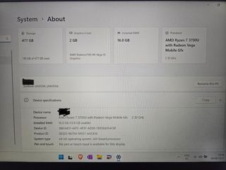 Como nuevo - Portátil ASUS Zenbook - AMD Ryzen 7