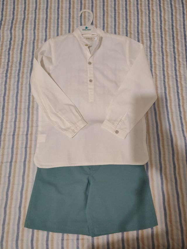Conjunto niño - camisa y shorts 8 años