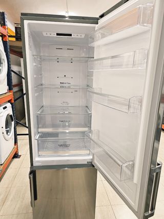 Nevera LG combi acero inoxidable