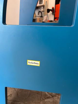 Torre Montessori RocketBaby blu