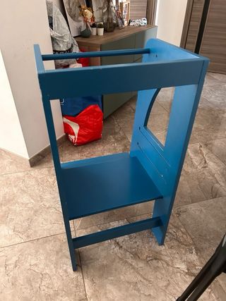 Torre Montessori RocketBaby blu