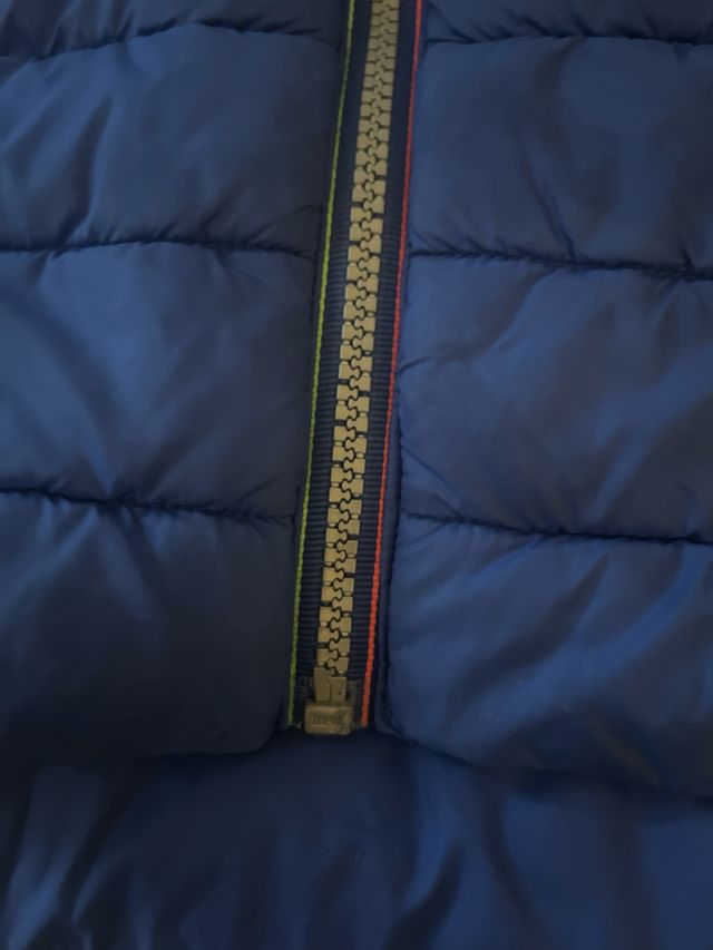 Chaleco acolchado Benetton azul 6 - 7 años