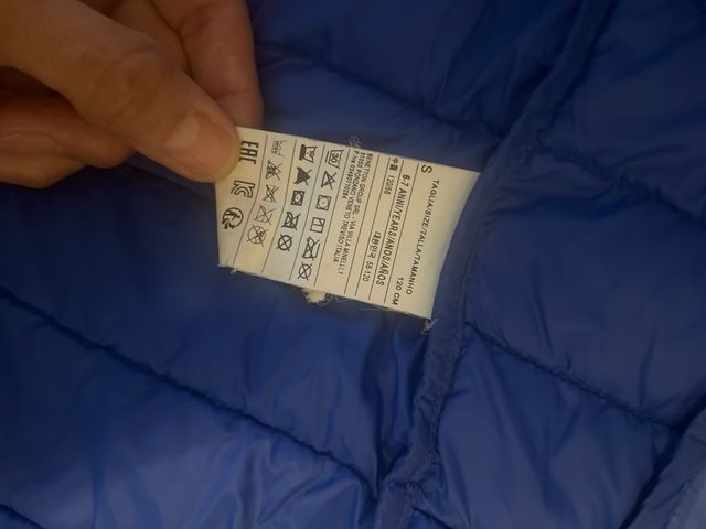 Chaleco acolchado Benetton azul 6 - 7 años