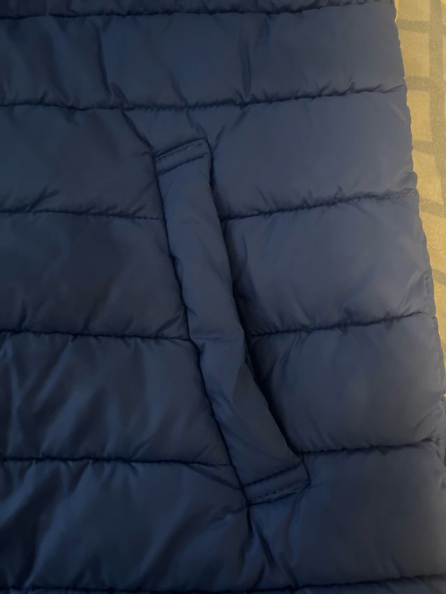 Chaleco acolchado Benetton azul 6 - 7 años