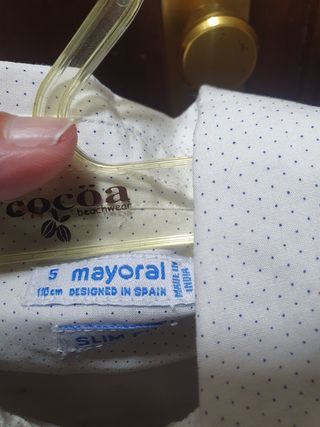 Camisa Mayoral niño talla 5