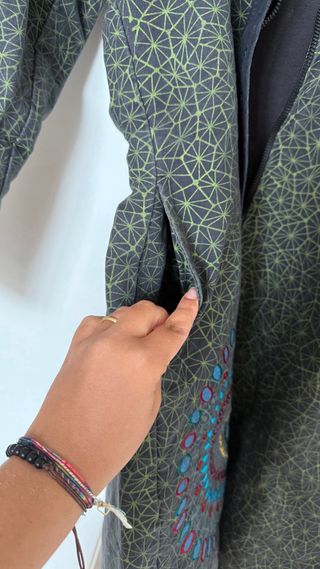 Cappotto Cotone Verde Oliva