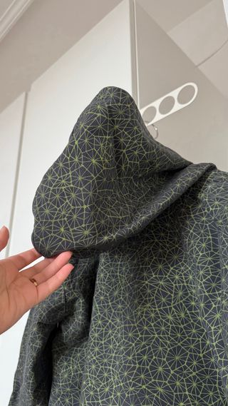 Cappotto Cotone Verde Oliva