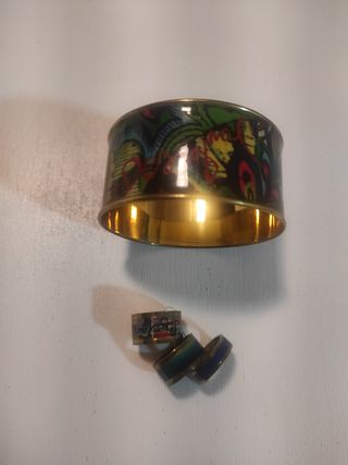 Pulsera y anillos Desigual multicolor