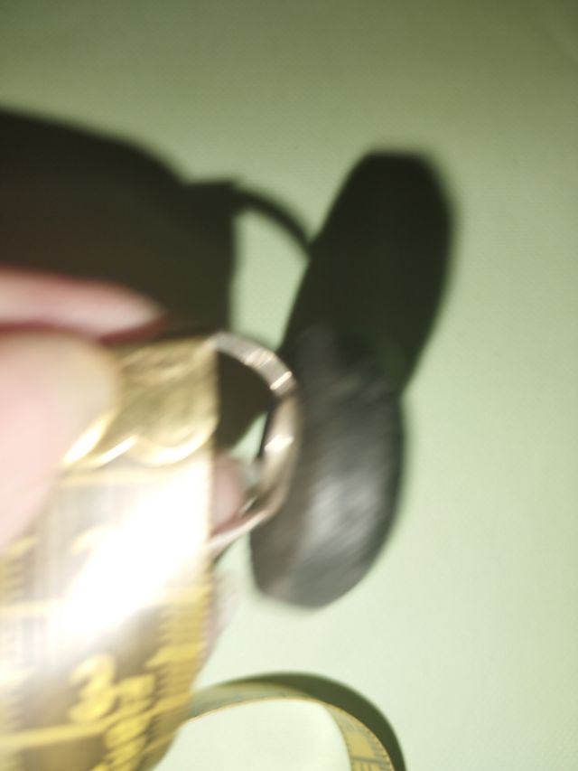 Anillo vintage plata y lava volcánica 