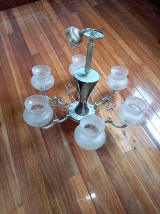 Araña 5 brazos - Lampara techo vintage