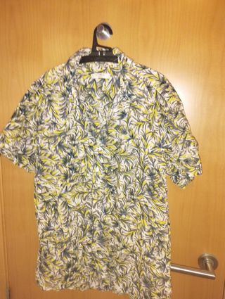 Camisa estampada hombre - M